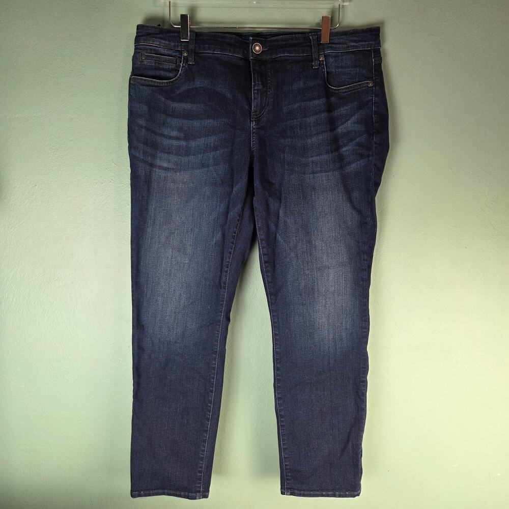 Kut From The Kloth Womens 18W Catherine Boyfriend Mid Rise Jeans Stretch